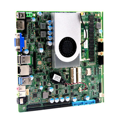 6 COM Industrial Mini ITX , Thin ITX Motherboard Core 5th Broadwell-U i3 5010U