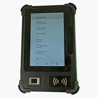 8 Inch MT6762 8 core Rugged Android Tablet Pc With RJ45 RS232 SMA Port With Barcode Scanner Fingerprint UHF RFID