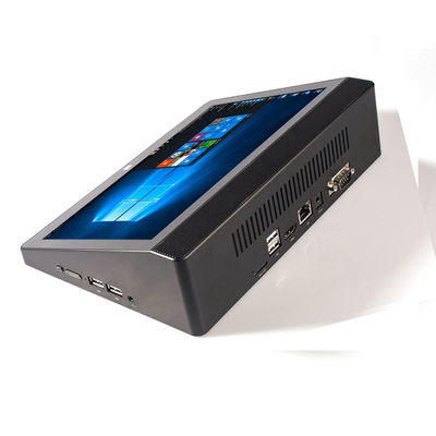 10.1 Embedded Industrial Fanless Mini Pc RS232 DB9 Port CPU Z8350 Quad Core