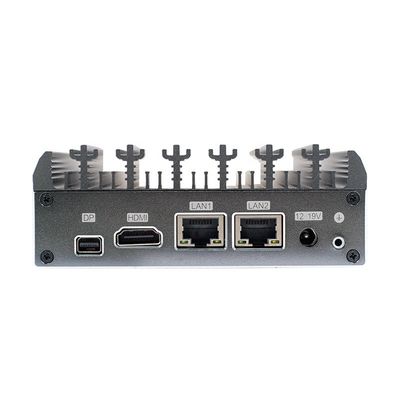 10th Intel® I3 I5 I7 Nano Dual LAN Mini PC Fanless Box Pc Ngff SSD Mini DP Display