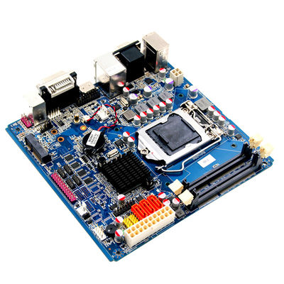 Intel H61 mini itx motherboards LGA1155 6COM 8USB DDR3 industrial Laptop mainboards 3*SATA2.0 with DVI, HDMI, VGA