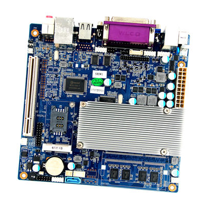 Dual Core D2550 Mini Itx Industrial Motherboard 2G RAM 6COM With LPT PS/2 Port