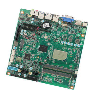 6COM fanless Mini Itx Motherboard Atom Elkhart Lake J6413 X6413E For All In One PC