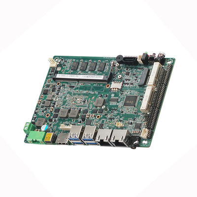 Skylake i7-6500U DDR4 2 lan 6 com mini pc industrial mainboard 4K display Wide voltage power
