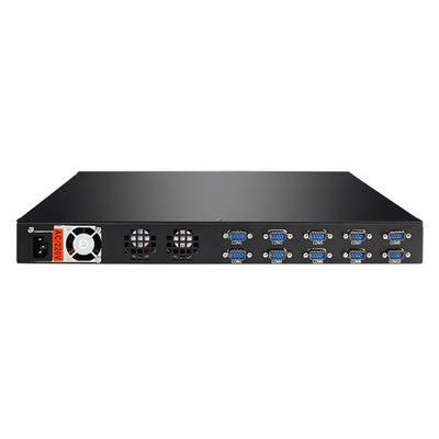 1U chassis H81 LGA1150 5 Gigabit LAN 10 COM industrial server firewall computer soft router support pFsense