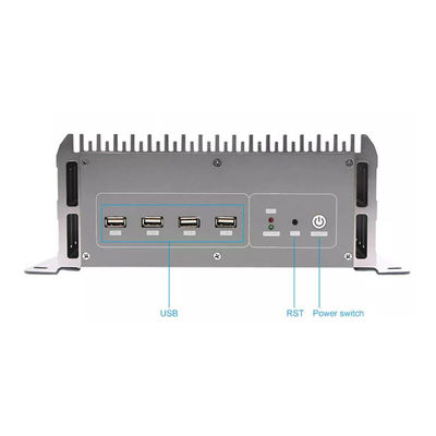 Intel® 4th generation i7-4700MQ X86 Fanless Industrial Mini PC 2LAN 6COM LPT DP port