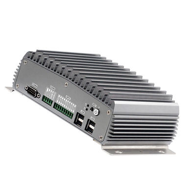 DC Power Industrial Mini PC , Fanless Mini Computer 6COM 1 LAN quad core J4205