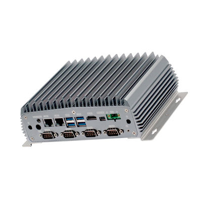 8 USB 6 COM Mini PC Industrial Fanless Intel 10th Gen I3 I5 I7 CPU DC Power