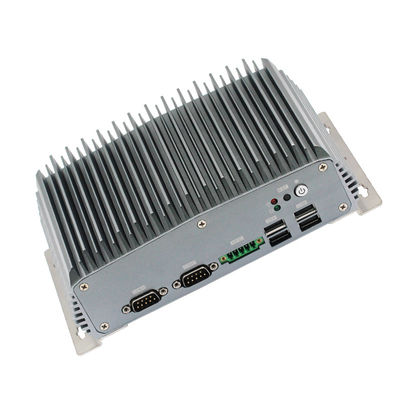 11th Gen Tiger Lake Industrial Mini PC , 6COM 2 Gigabit LAN Mini Fanless Computer DP display