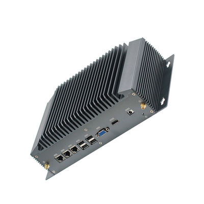 4COM 3LAN Fanless Embedded Mini Computer With Intel 11 Gen Tiger Lake 6305 CPU