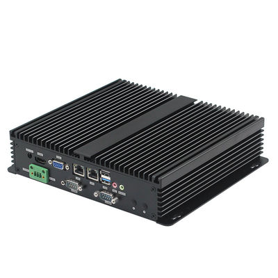 Industrial 12V Mini Computer , Embedded Mini PC Dual Core Intel Broadwell 5th I3 I5 I7 CPU