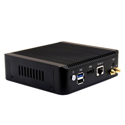 RJ45 COM Fanless Mini PC 4 Ethernet LAN Quad Core J1900 E3845 Support PFsense