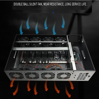 LGA1155 Intel® B75 8GPU Ethereum Crypto Mining PC Included G2030 Dual Core Cpu Power Supply 2000w