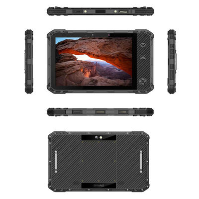 8 Inch IP68 MT6771T Octo Cores Rugged Tablet PC , Android Tablet Barcode Scanner Support NFC