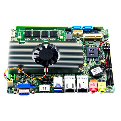 Broadwell-U i3 i5 i7 Industrial PC Mainboard 3.5 Inch BGA1168 Onboard DDR3L 6COM 2LAN