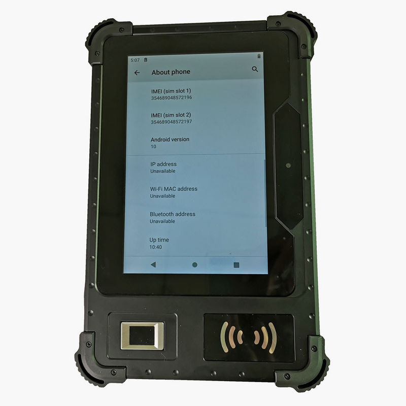 8 Inch MT6762 8 core Rugged Android Tablet Pc With RJ45 RS232 SMA Port With Barcode Scanner Fingerprint UHF RFID