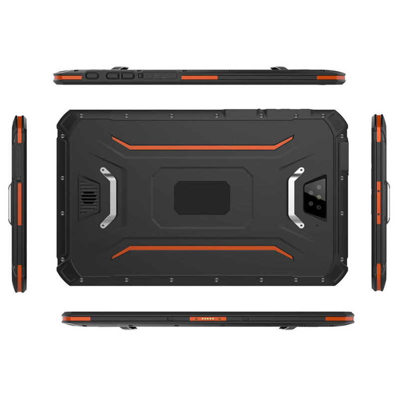 Octa Core Android 9.0 Ruggedized Tablet Pc 10 Inch with IP68 NFC Fingerprint 2D 1D Barcode Scanner