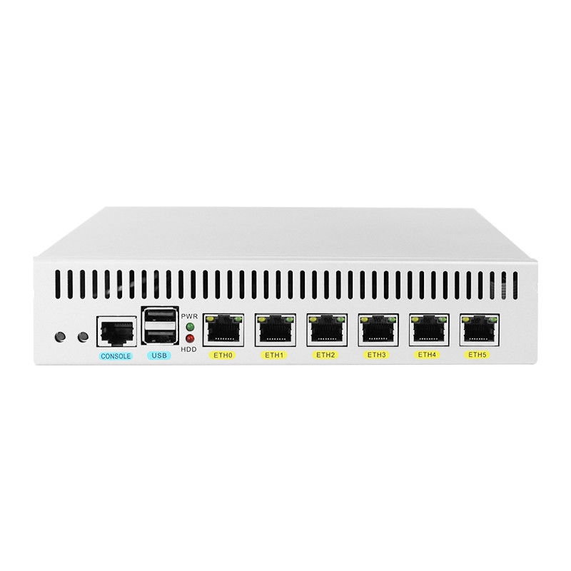 Atom D525 Firewall PC , Desktop Mini Computer 6 Gigabit LAN pFsense soft router