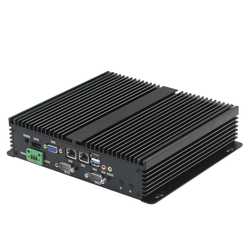 Industrial 12V Mini Computer , Embedded Mini PC Dual Core Intel Broadwell 5th I3 I5 I7 CPU