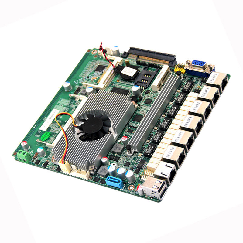 Network Security Firewall Motherboard Quad Cores J1900 6 Lan Mini Itx pfsense router